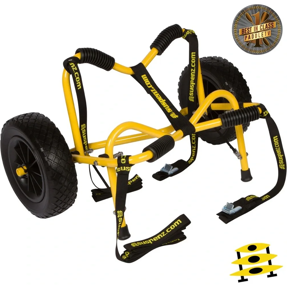 Suspenz DLX Airless Kayak/Canoe Cart - No-Flat Tires - Picture 1 of 5